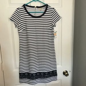 NWT Dress Maison Jules Embroidered